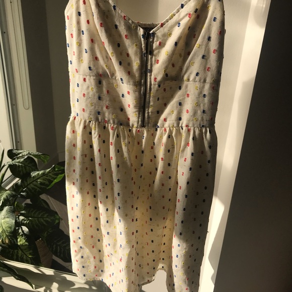 Cream color polka dot dress - Picture 4 of 5